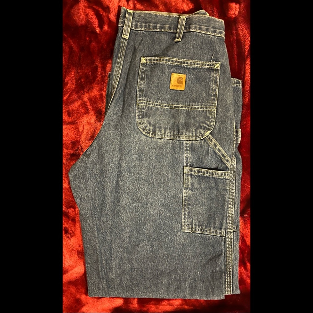 Carhartt dungaree jeans 35 x 32